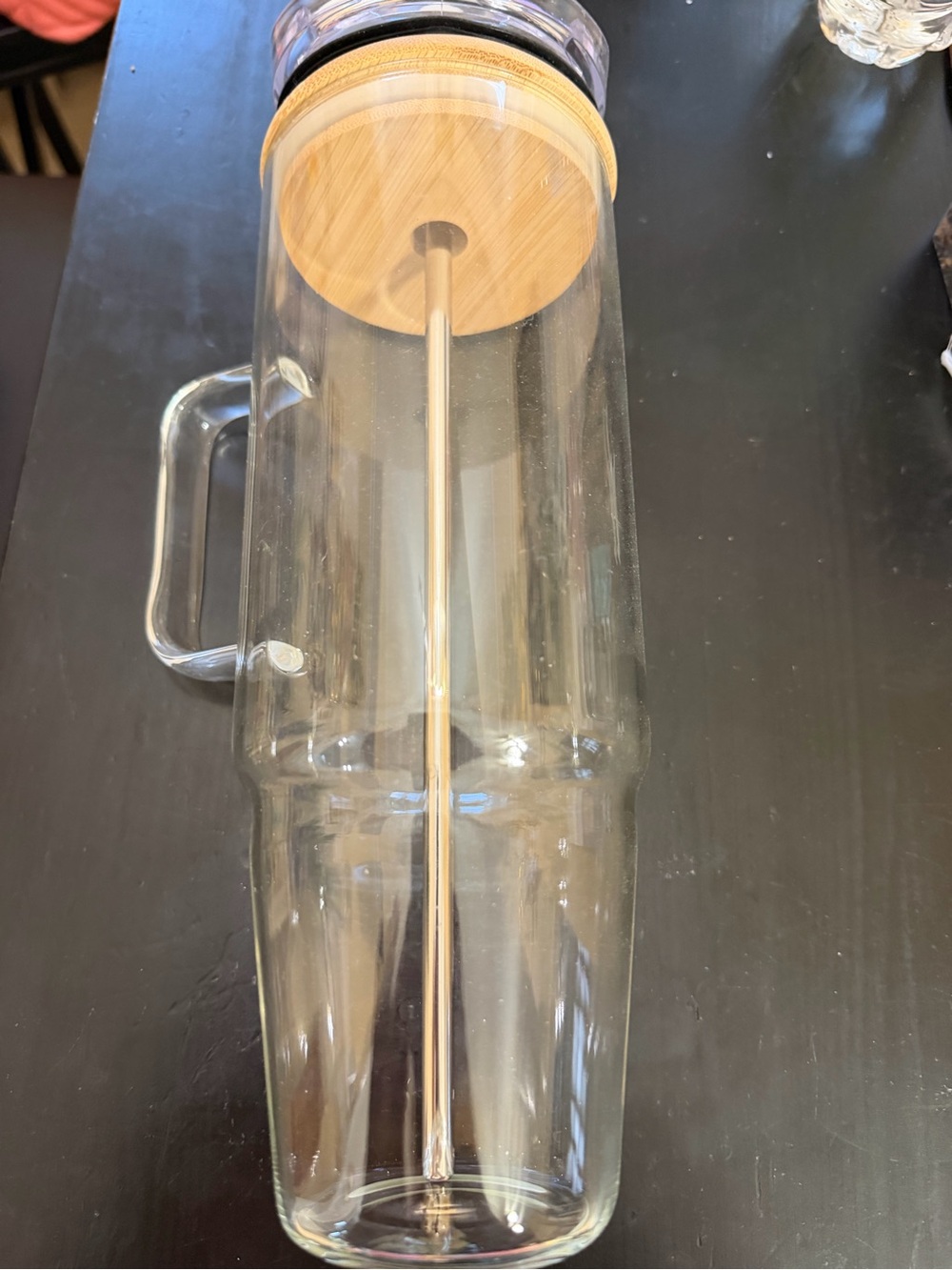 glass travel cup